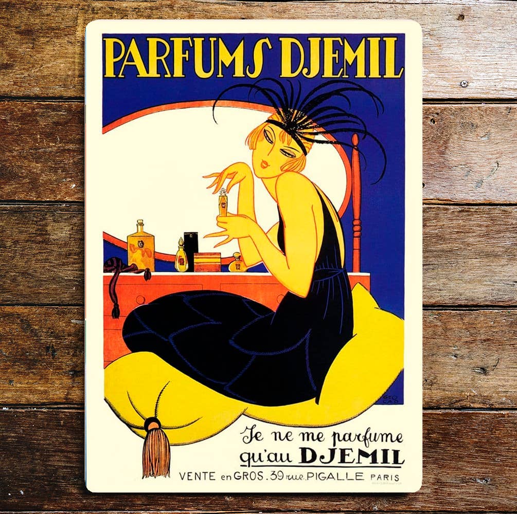 French Perfume pafumes | Metal Advertising Wall Sign
