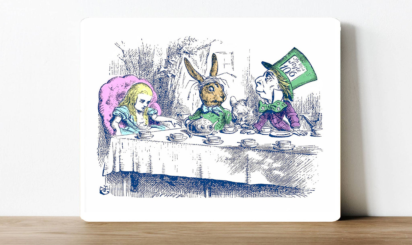 Mad Hatter Tea Party Alice in Wonderland | Metal Sign