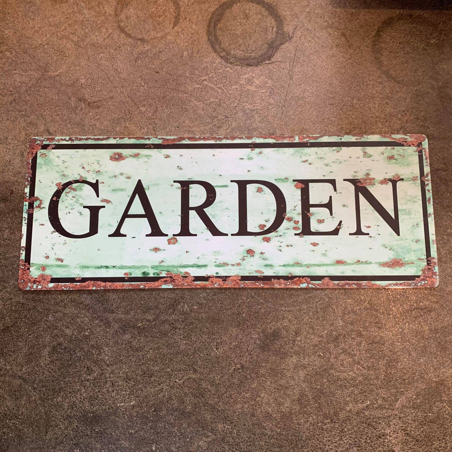 Garden Door Sign - | Metal Art Wall Sign