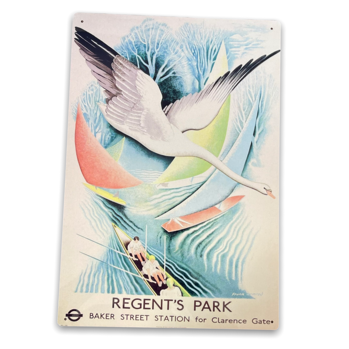 Regents Park Baker Street Station Metal Travel Wall Sign
