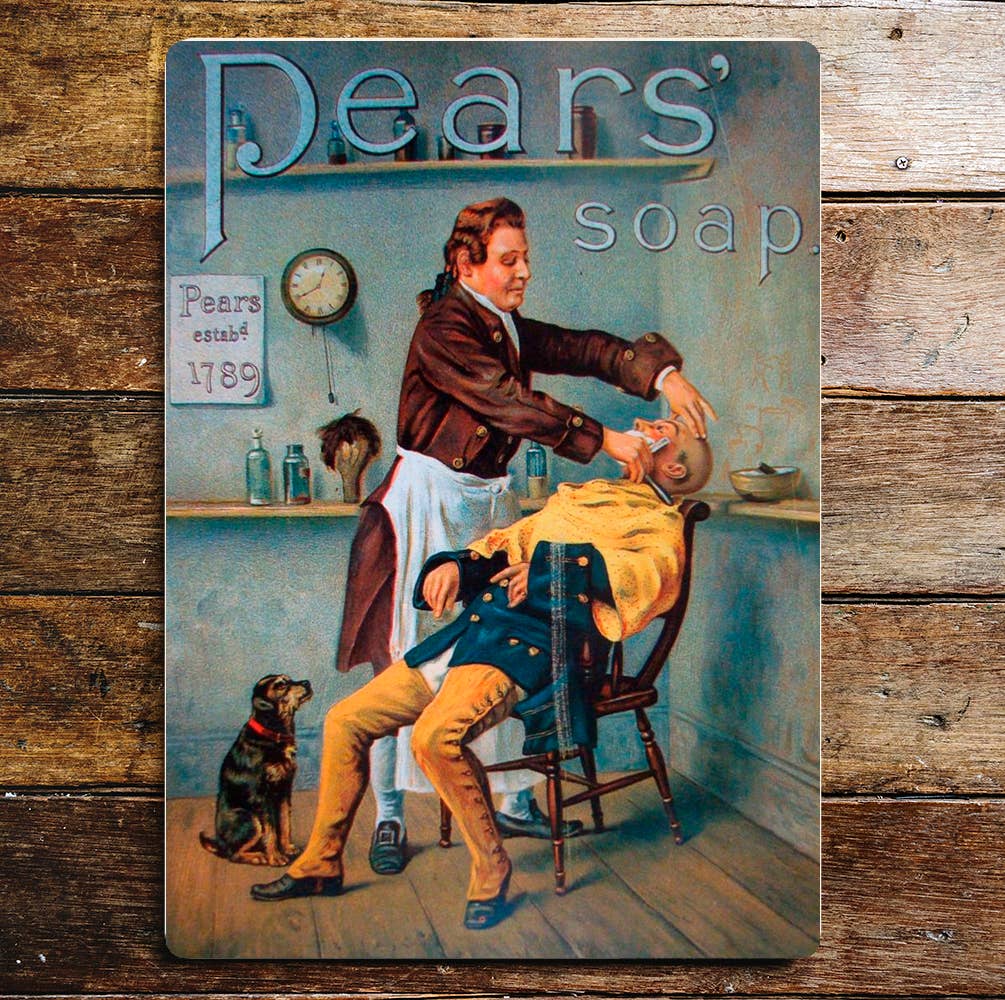 Pears Soap Barbour Metal Sign