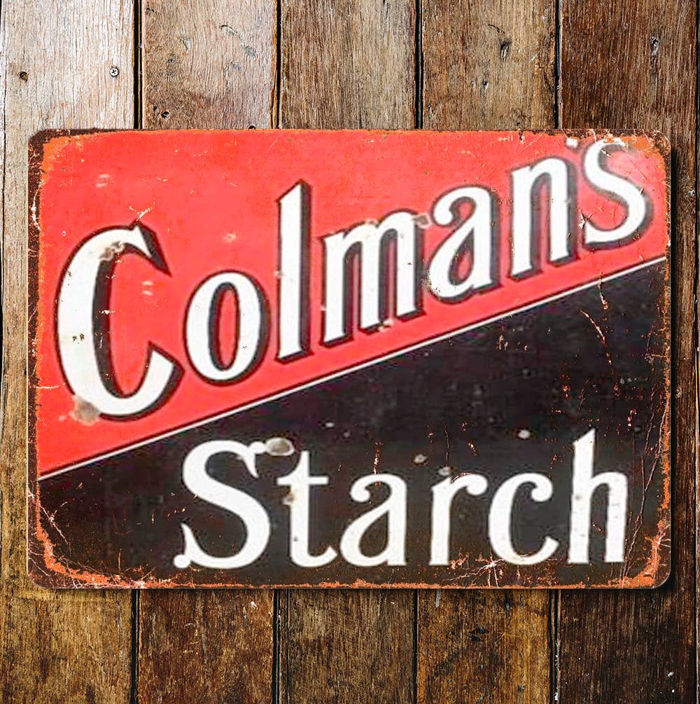 Colmans Starch | Metal Advertising Wall Sign