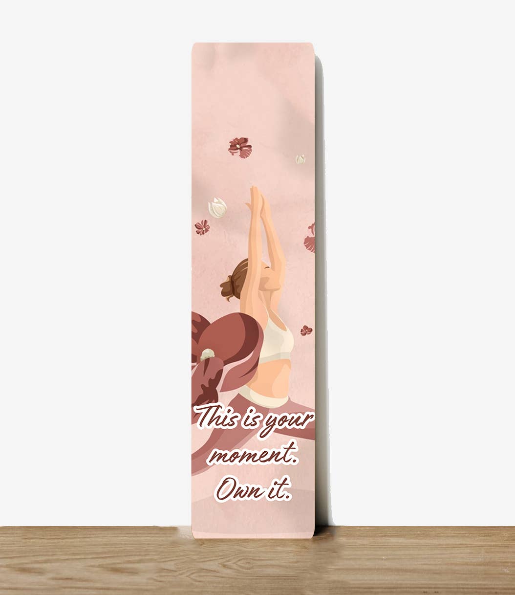 Inspirational Manifest Yoga Metal Sign Plaque Bookmark