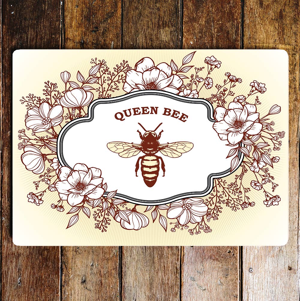 Queen Bee Lifestyle Art Metal Sign Plaque