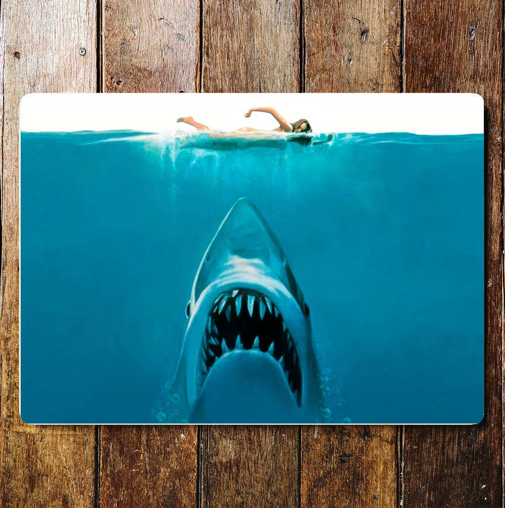 Jaws Film | Metal Movie Sign