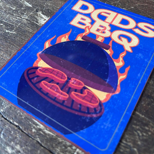 Dads BBQ | Metal Sign Plaque