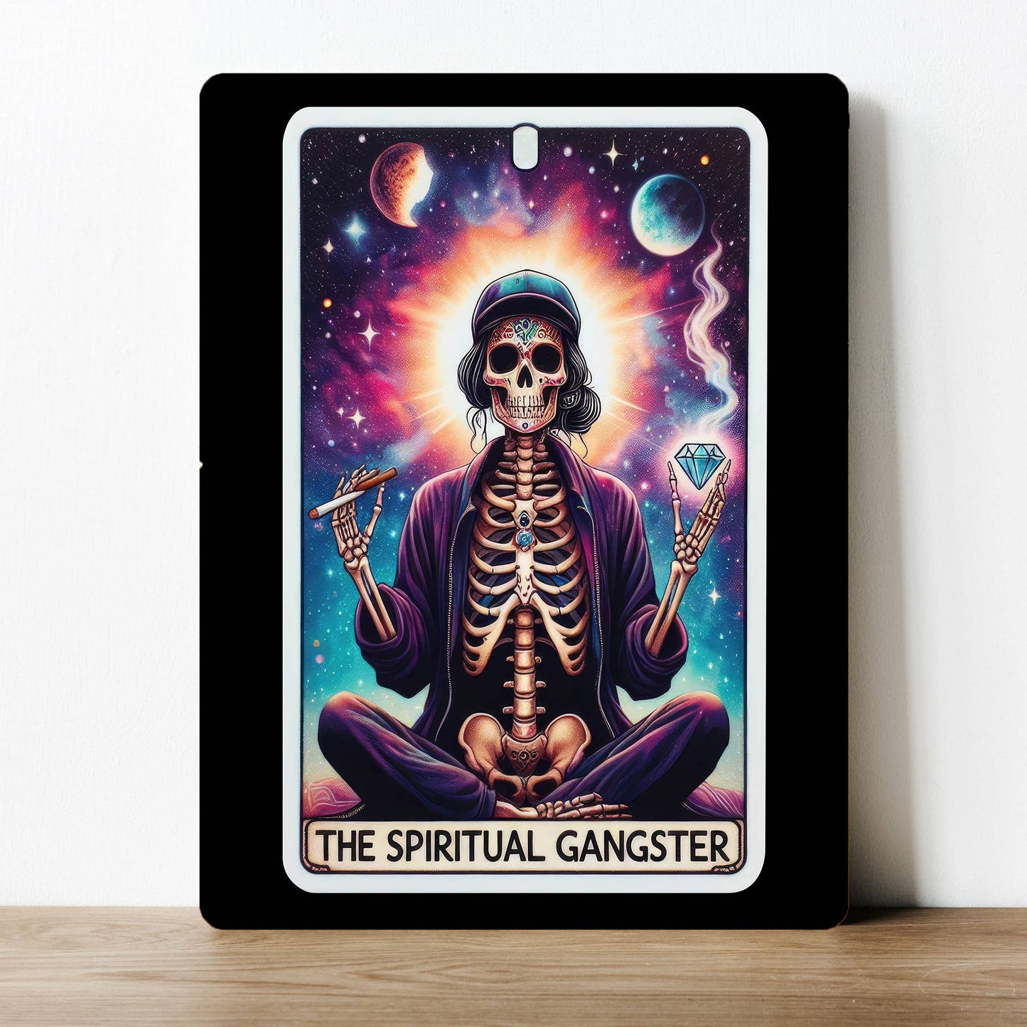 Tarot Card The Spiritual Gangster Metal Sign Plaque