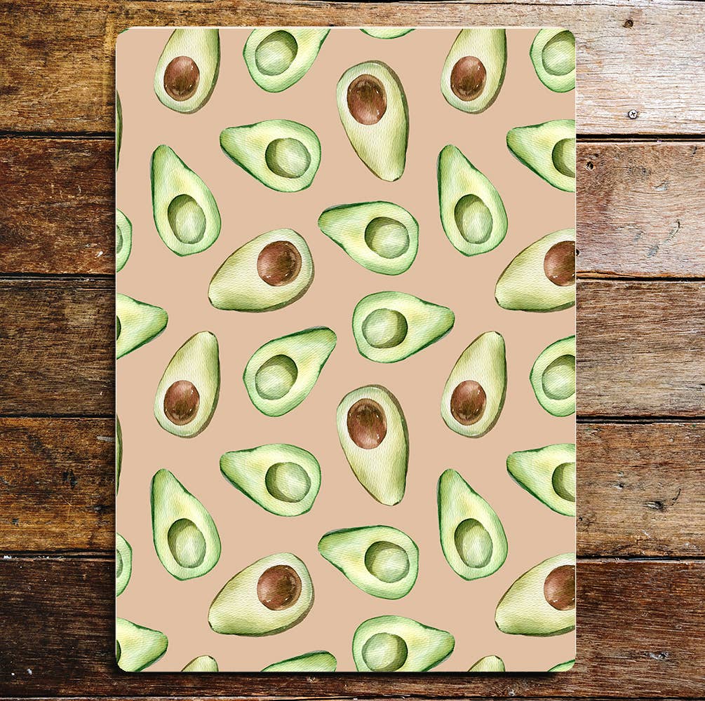 Avocado Fruit Kitchen pattern kitchen | Metal Wall Sign