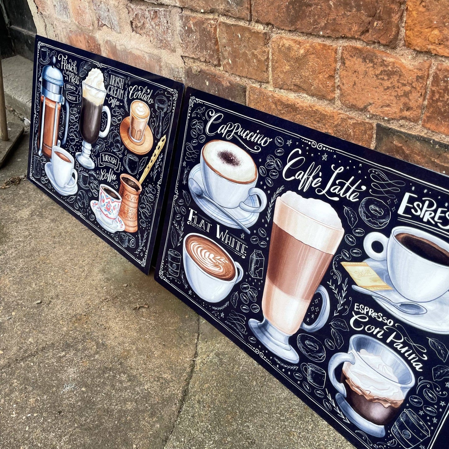 Fresh Roast Coffee Menu 1 | Metal Vintage Wall Sign