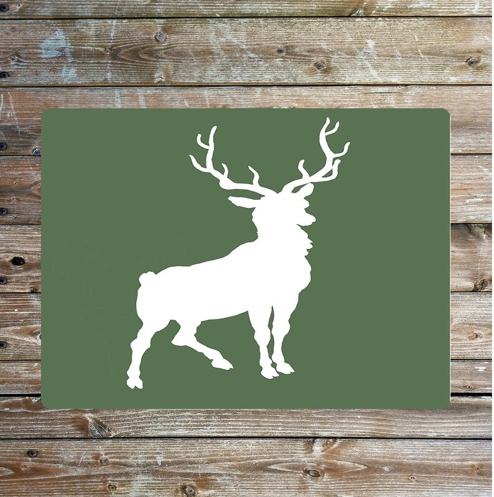Red Deer stag royal nature Metal Sign Plaque
