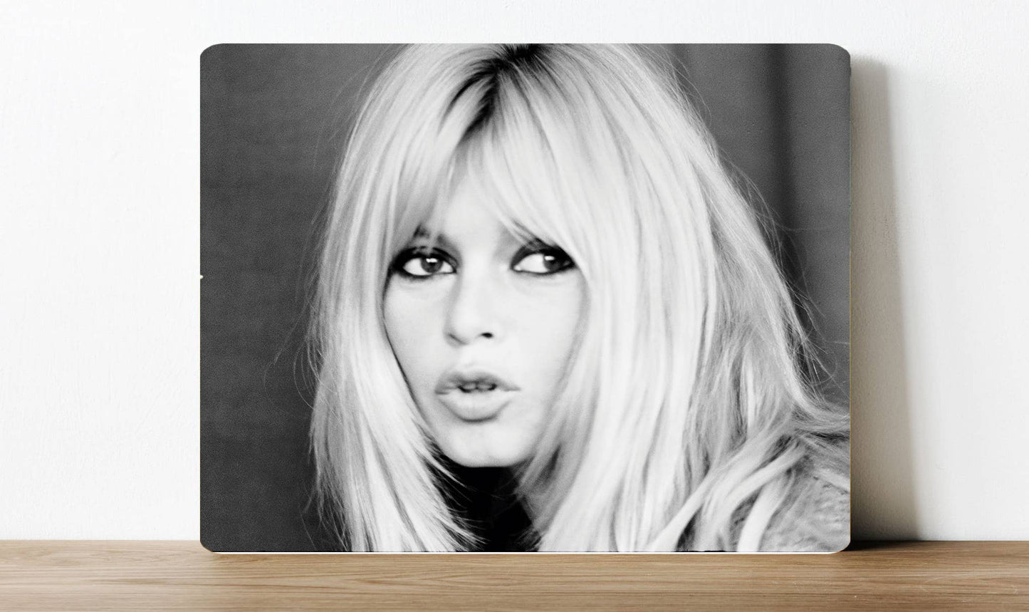 Bridget Bardot Face Card | Metal Sign Plaque
