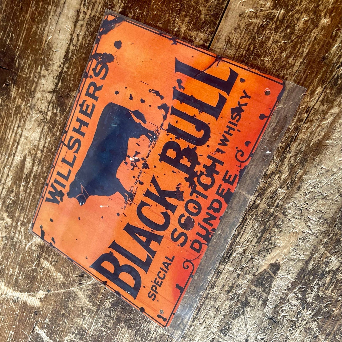 Black Bull Scotch Farmhouse | Metal Advertising Wall Sign