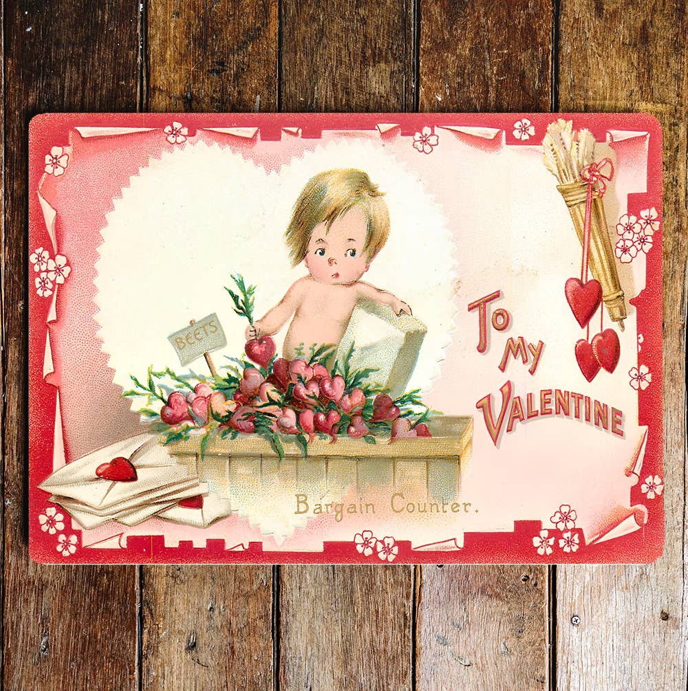 Valentine bargain vintage style | Metal Sign Plaque
