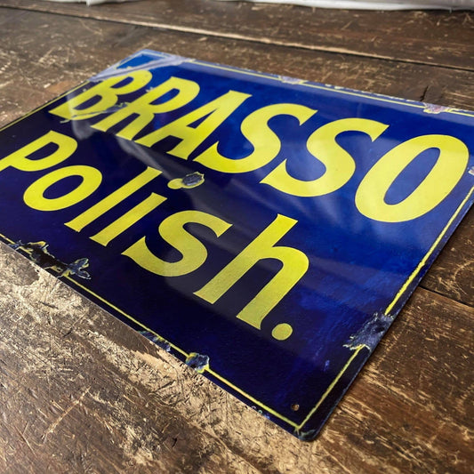 Brasso | Metal Polish | Metal Advertising Wall Sign