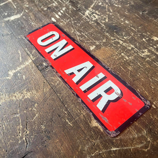 On Air Recording Sign Live Music - | Metal Sign