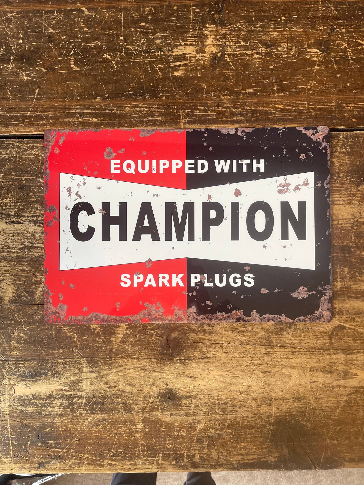 Champion Spark Plugs | Metal Sign Plaque