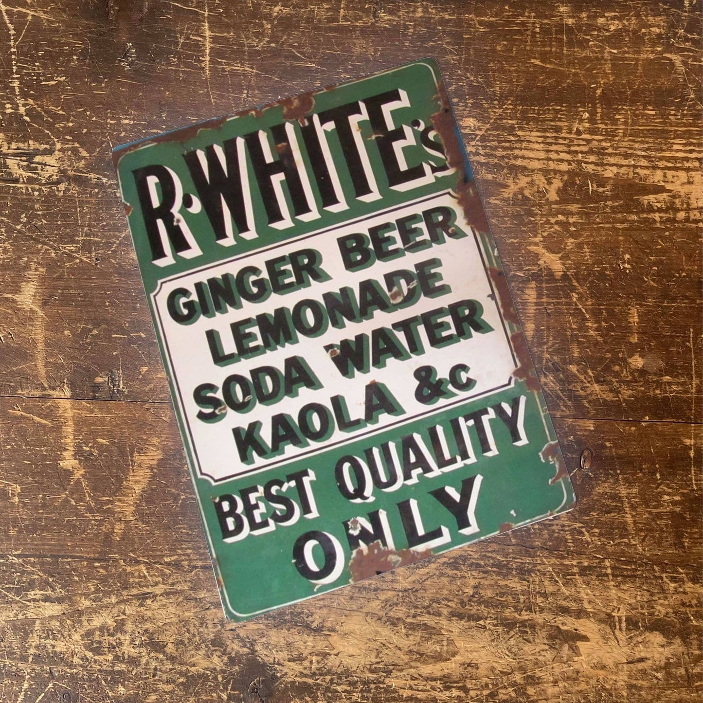 R.Whites lemonade Metal Advertising Wall Sign