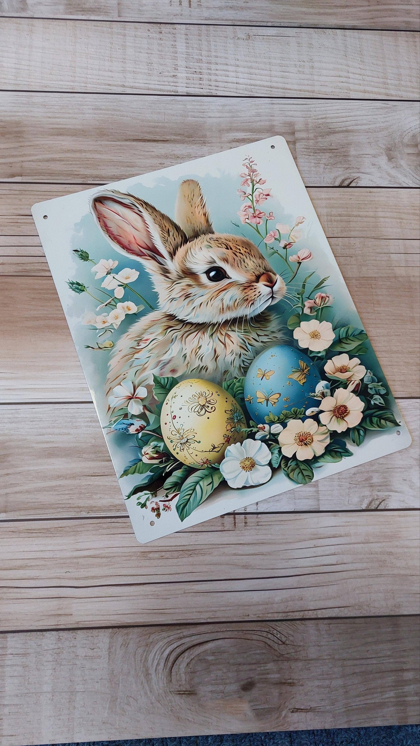 Skull Red Roses Leaves Metal Sign Plaque