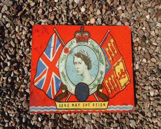 Oxo Cube Queen Elizabeth II Long May She Reign | Metal Sign