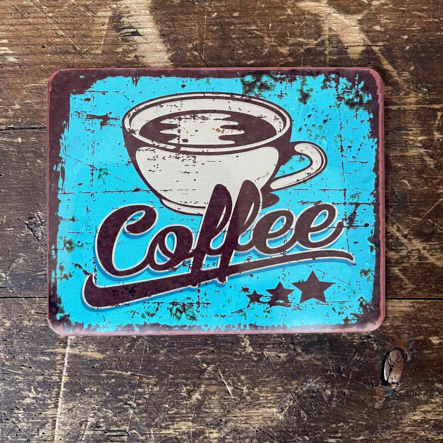 Coffee Retro Cafe Hot Drink Mug | Metal Vintage Wall Sign