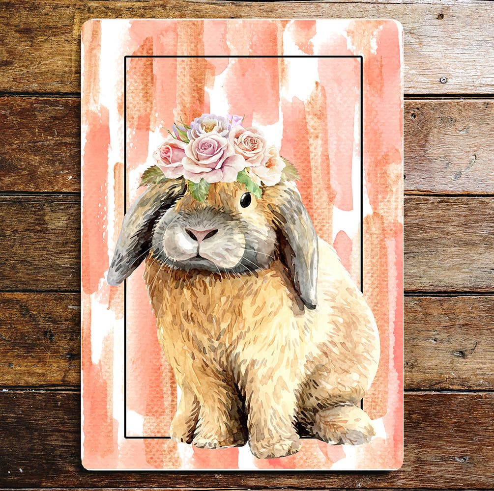 Easter Bunny lifestyle | Metal Sign Plaque