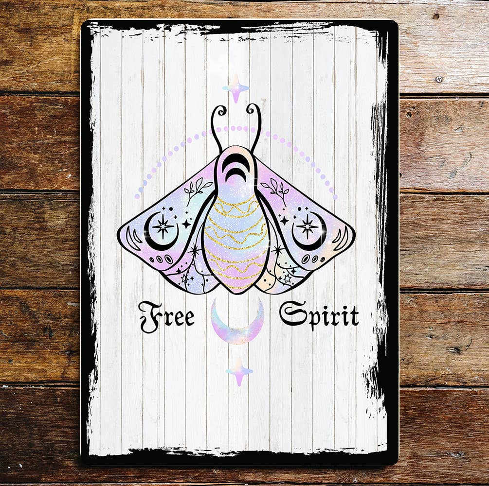 Motivation lifestyle free spirit | Metal Sign Plaque
