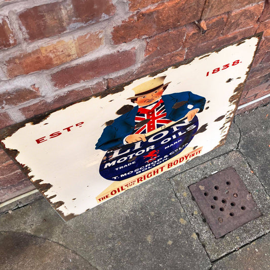 Lion Motor oil | Metal Reproduction Wall Sign