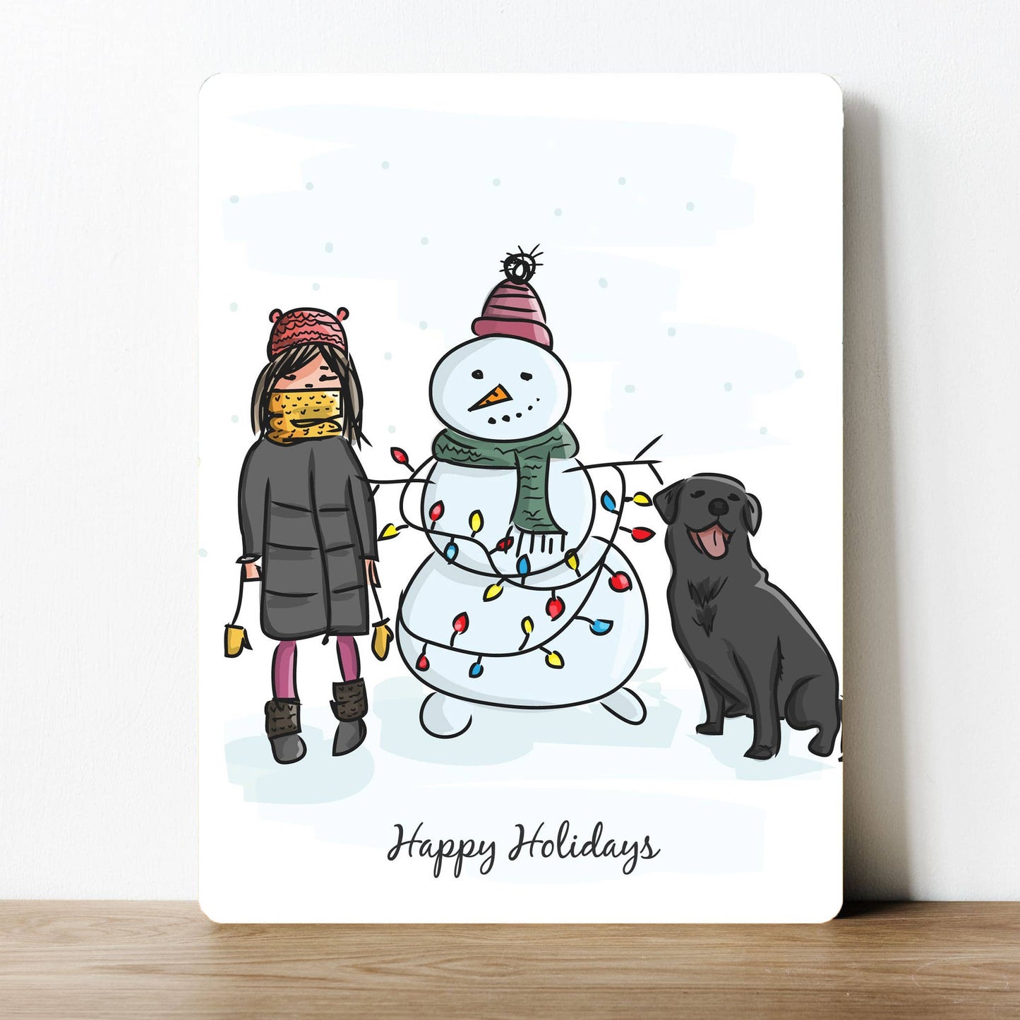 Happy Holidays Christmas | Metal Sign Plaque