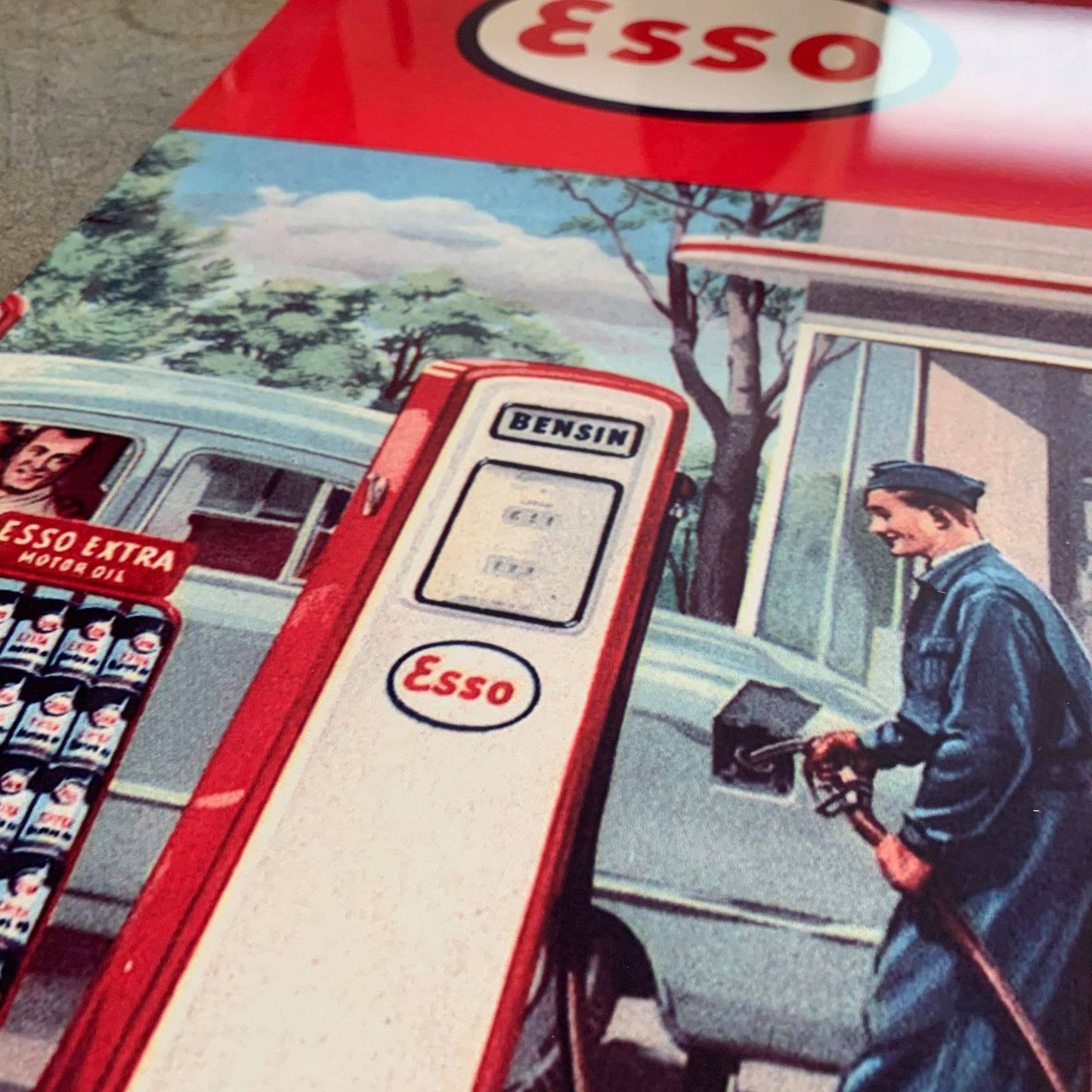 Esso | Metal Advertising Wall Sign