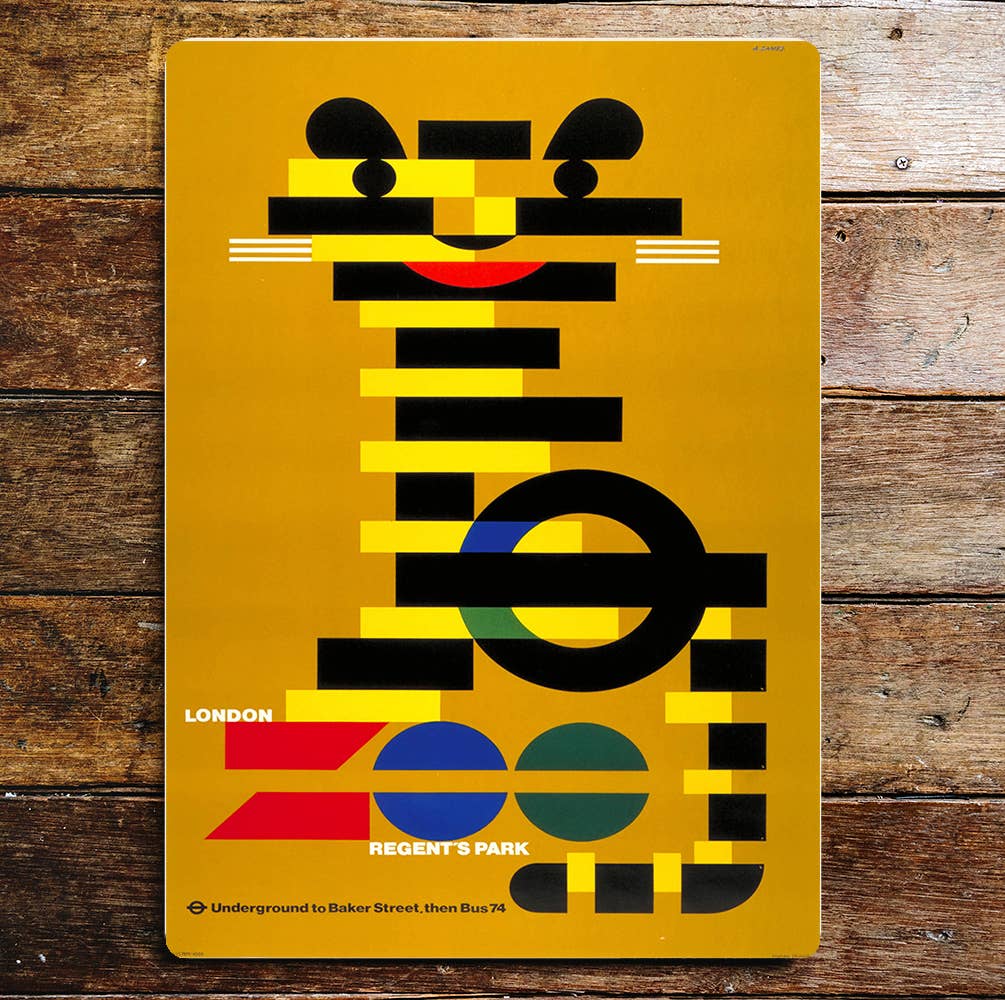 London Underground Baker Street Tiger Map | Metal Sign Plaque
