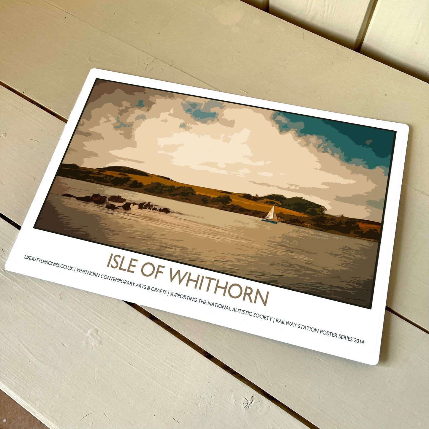Isle Of Whithorn Travel | Metal Travel Wall Sign