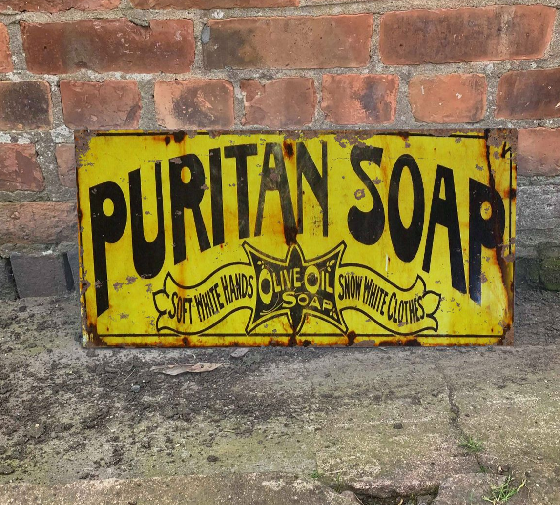Puritan soap olive oil - Kitchen | Metal Wall Sign