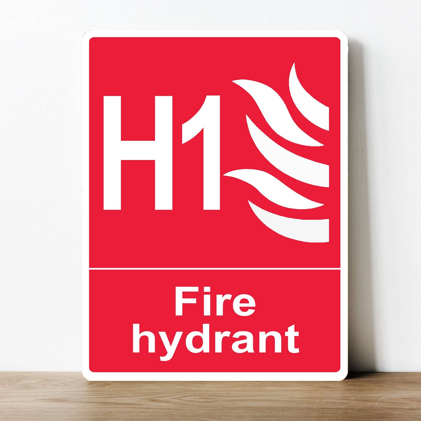 Fire Hydrant Signage H1 | Metal Sign Plaque