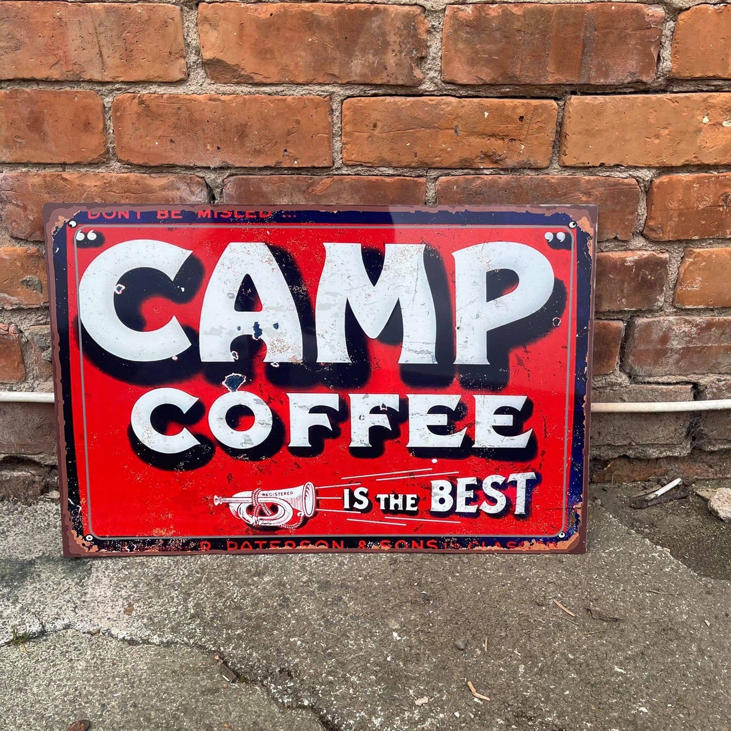 Camp Coffee Everyone One own business | Metal Sign