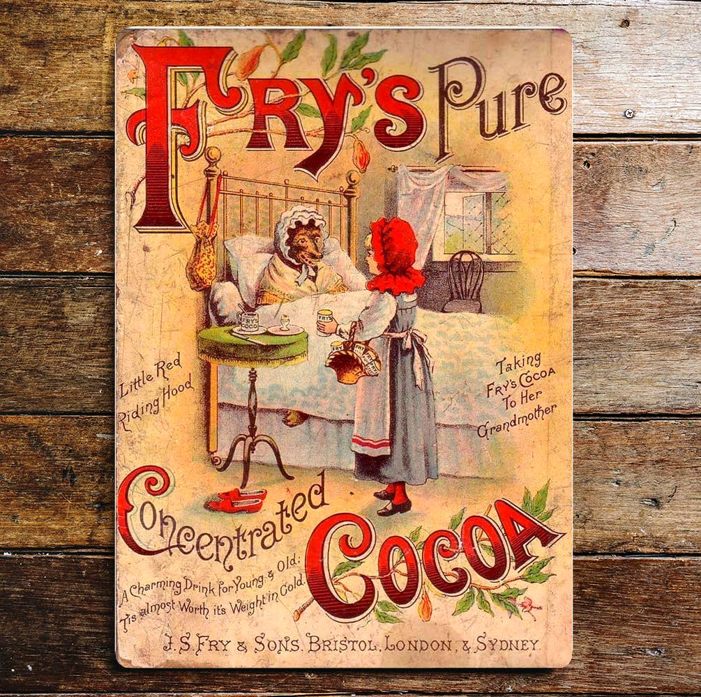 Frys Pure Concentrated Cocoa | Metal Sign