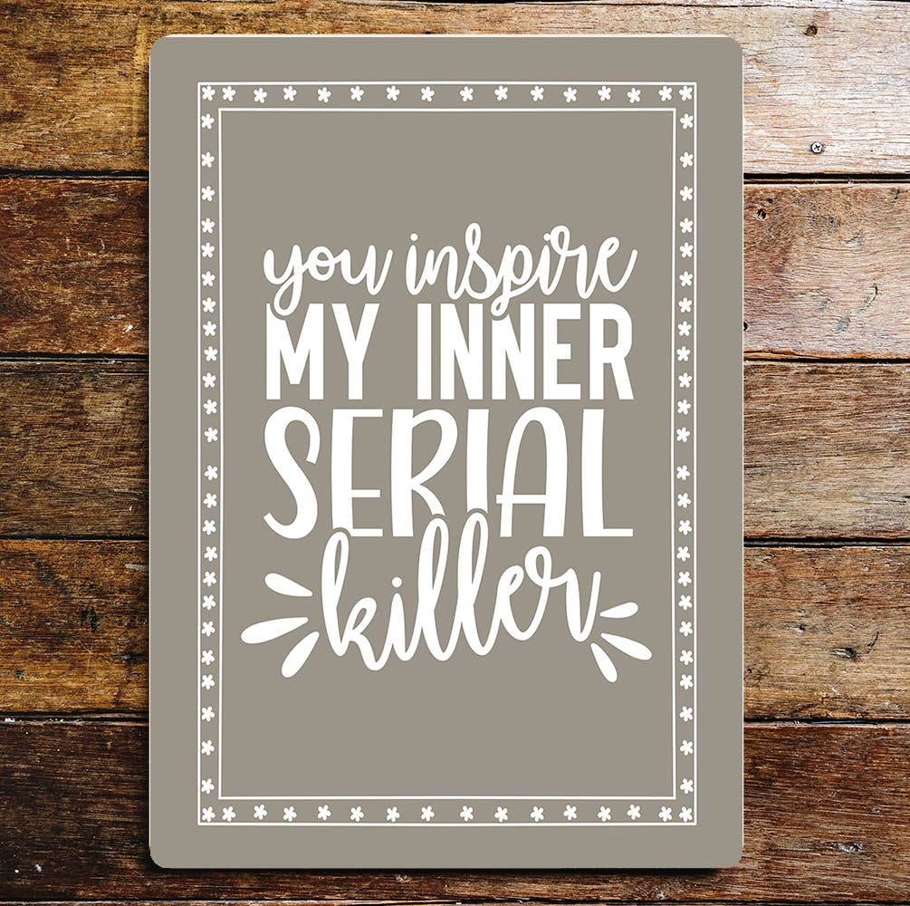 Motivational spiritual Funny lifestyle | Metal Sign Plaque