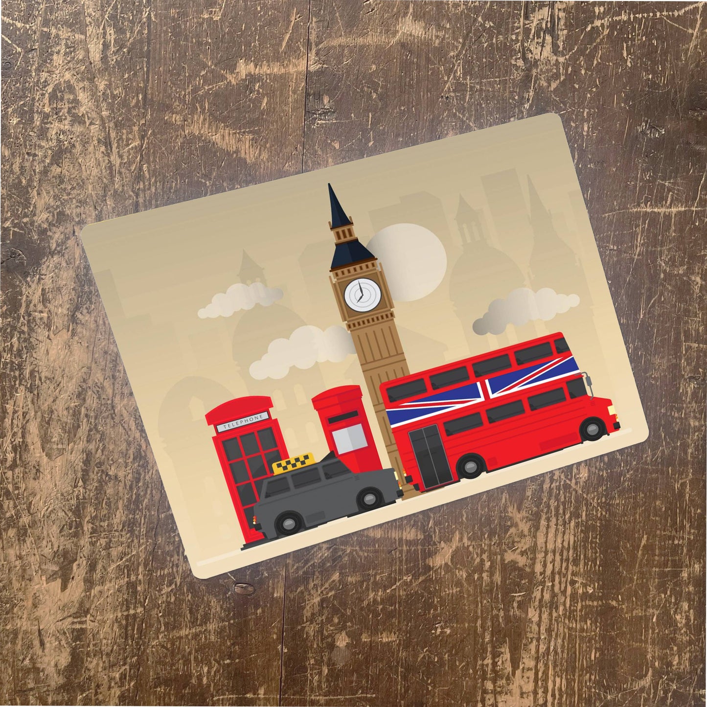 London Skyline Famous | Metal Advertising Wall Sign