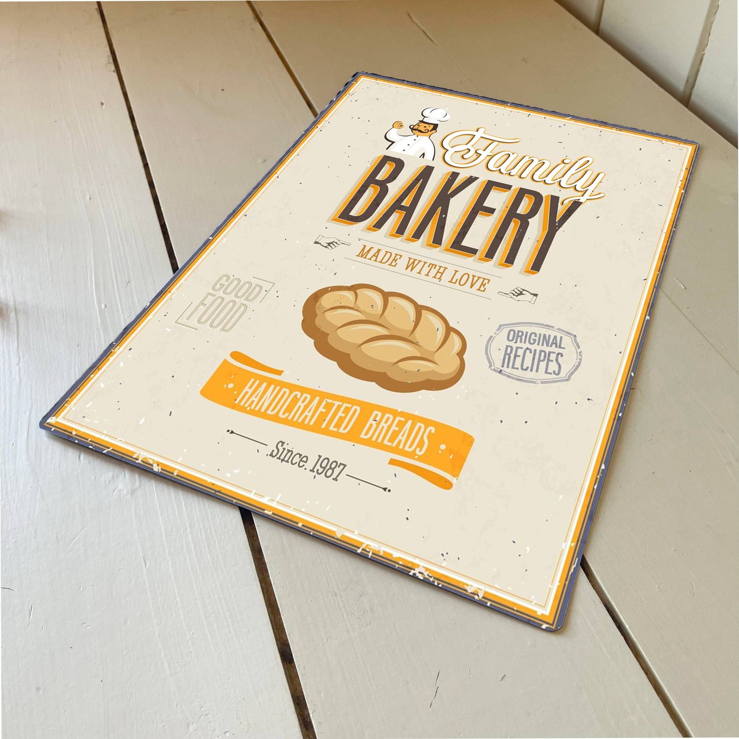 Bakery Bread | Metal Propaganda Wall Sign