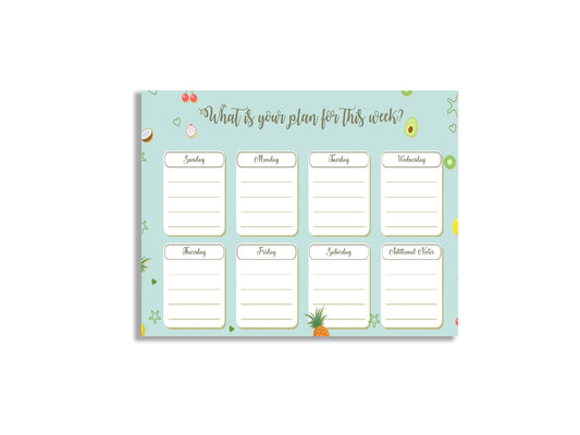 Weekly Planner Dry Wipe Whiteboard To Do List Notes