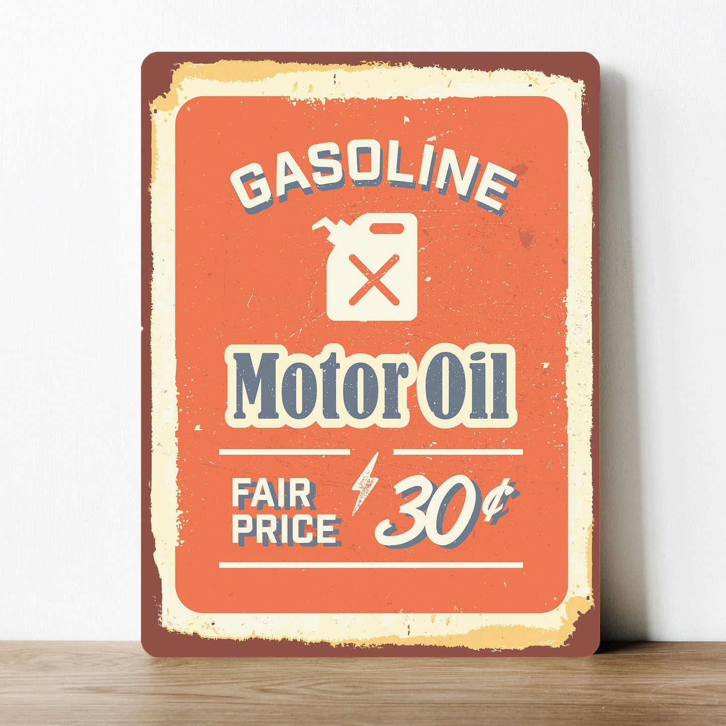 Gasoline motor oil Petrol Us Fuel | Metal Sign Plaque