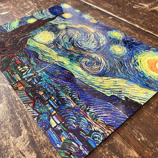 Vincent Van Gogh Starry Sky | Metal Fine Art Wall Sign