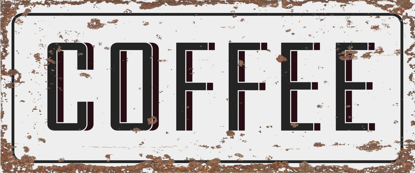 Coffee | Metal Vintage Sign Kitchen