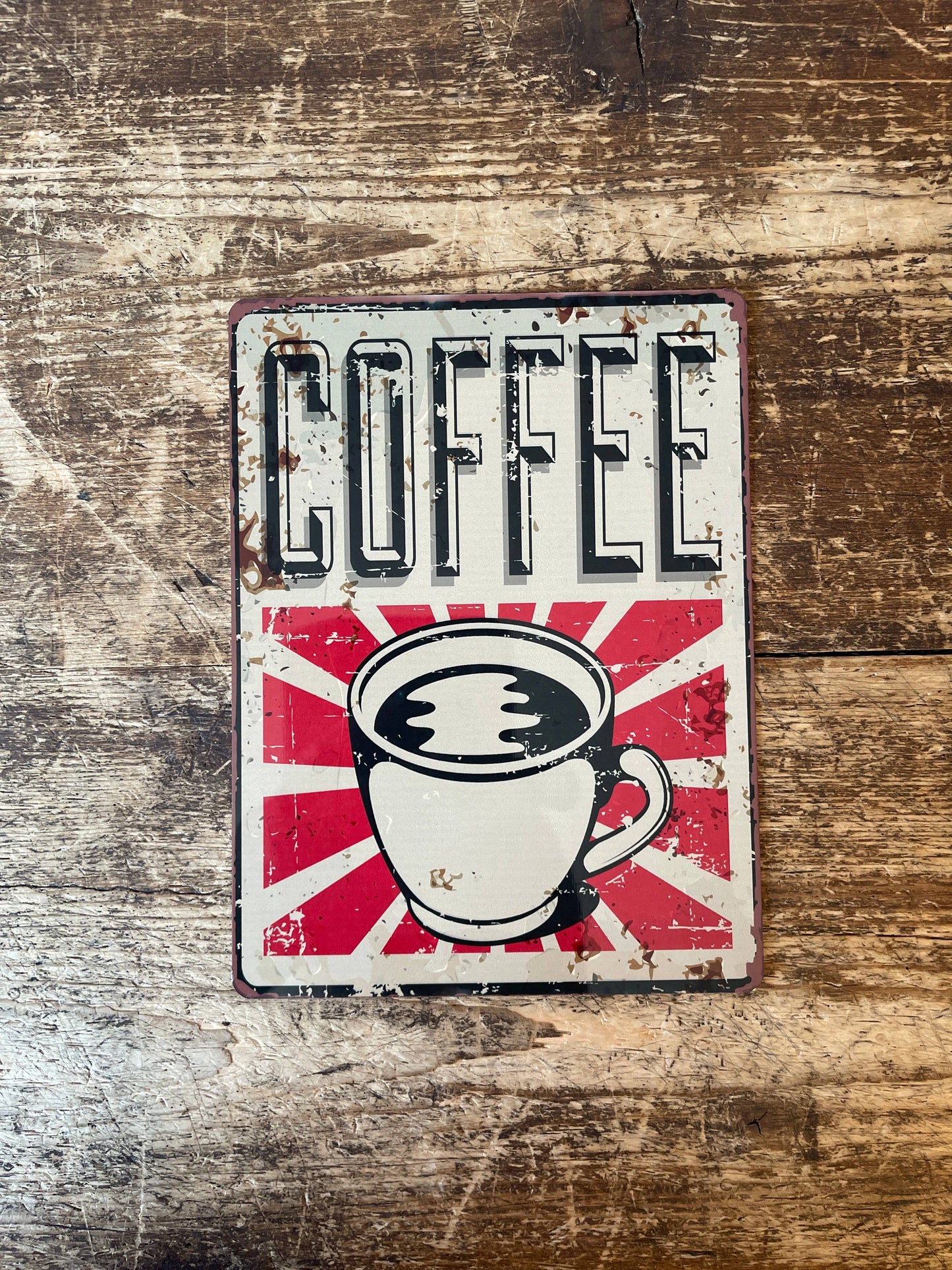 Coffee | Metal Vintage Wall Sign