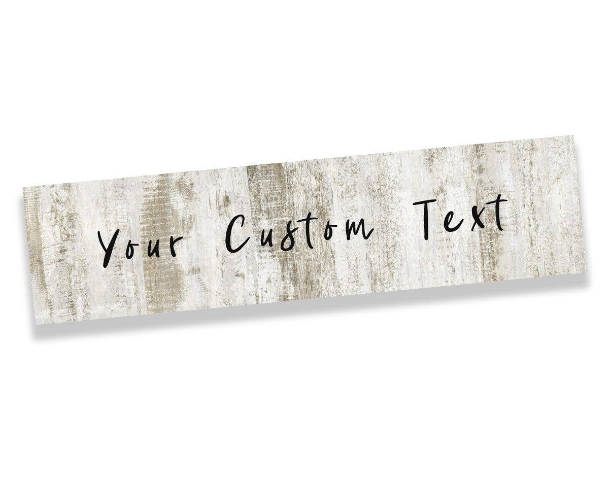 Personalised Custom Your Any Text Metal Sign Plaque
