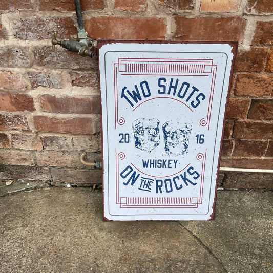 Scooters pattern vintage skin heads mods Metal Sign plaque