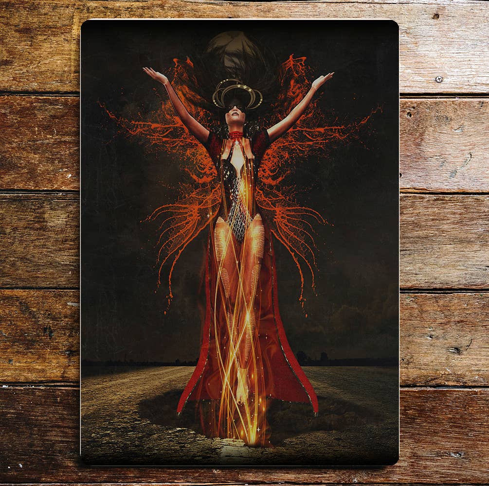 Power Spirit Art Metal Sign Plaque