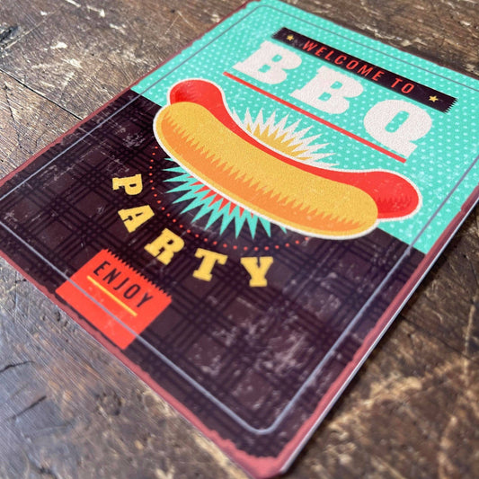 Barbecue BBQ Party | Metal Sign Plaque