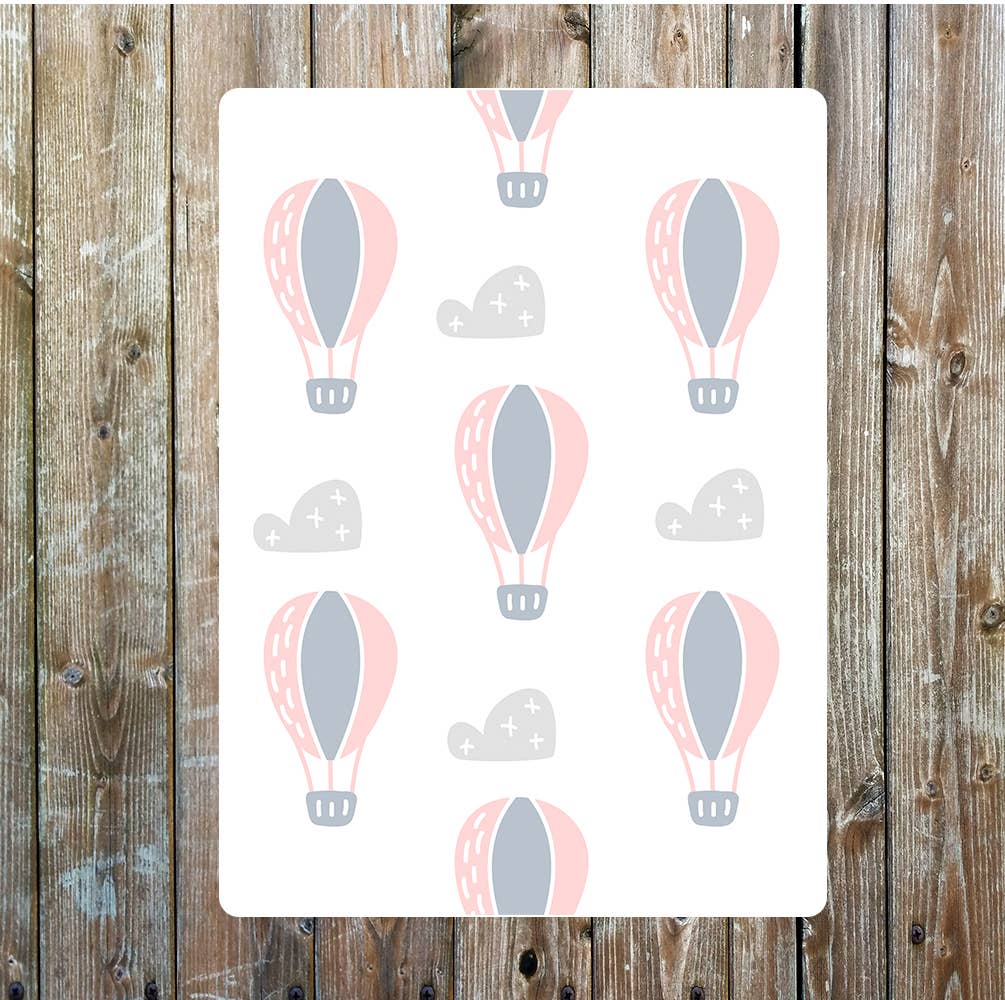 Hot air balloon art | Metal Sign Plaque