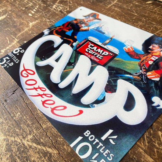 Camp Coffee Advert | Metal Advertising Wall Sign
