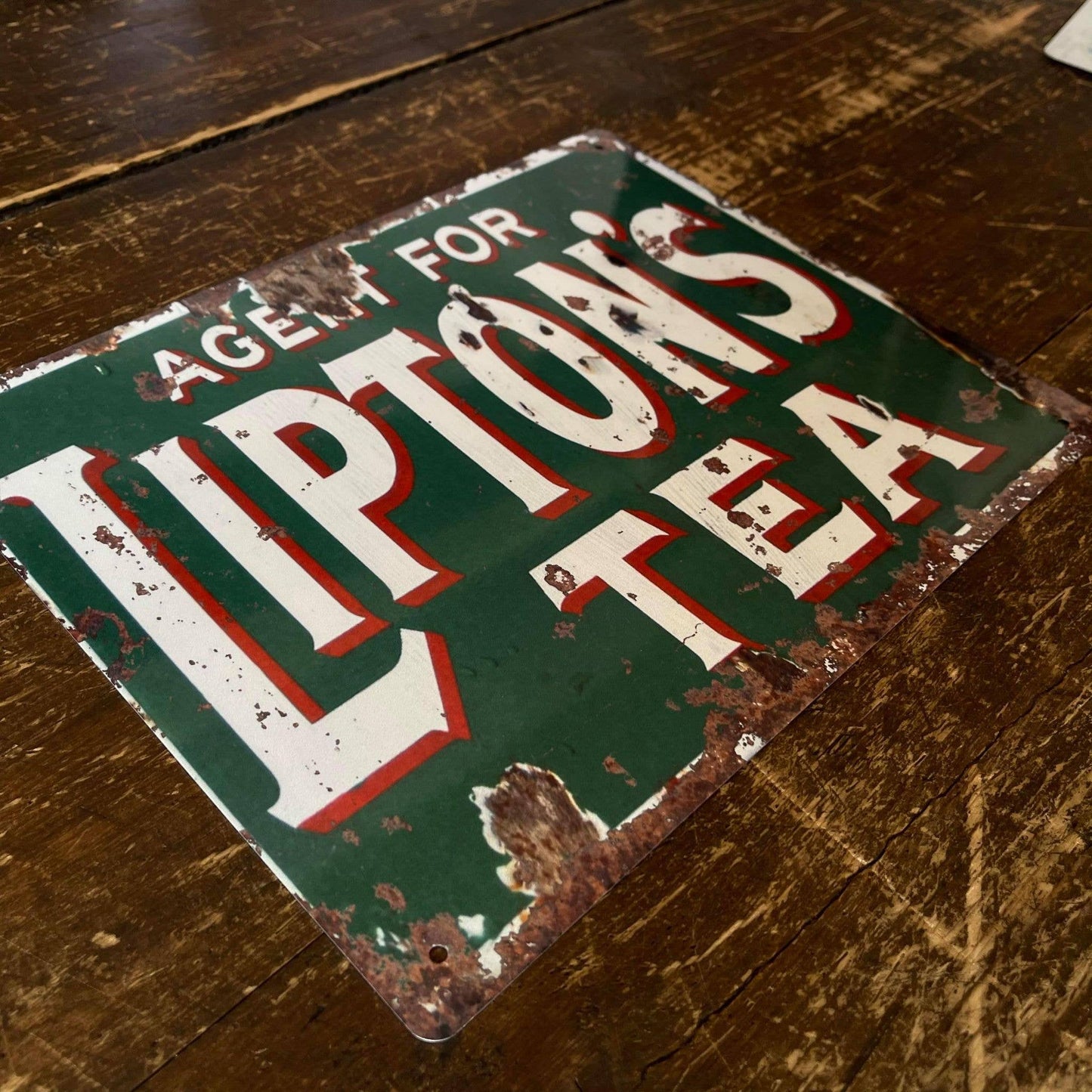 Liptons Tea | Metal Advertising Wall Sign